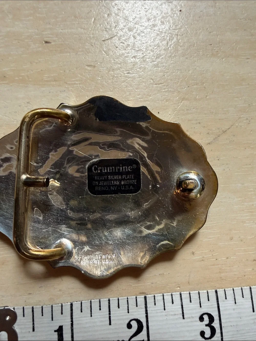 Crumrine belt buckle